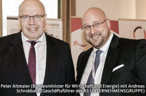  Andreas Schrobback mit Bundeswirtschaftsminister Peter Altmaier (CDU)